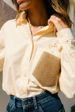 Cargar imagen en el visor de la galería, Chemise Biarritz gold - Venitz