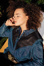 Cargar imagen en el visor de la galería, Chemise Purple Disco - Venitz