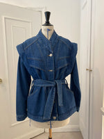 Load image into Gallery viewer, Upcycled jacket S/M
