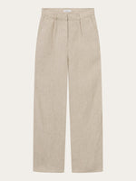 Load image into Gallery viewer, Natural Linen Trousers XXS 
